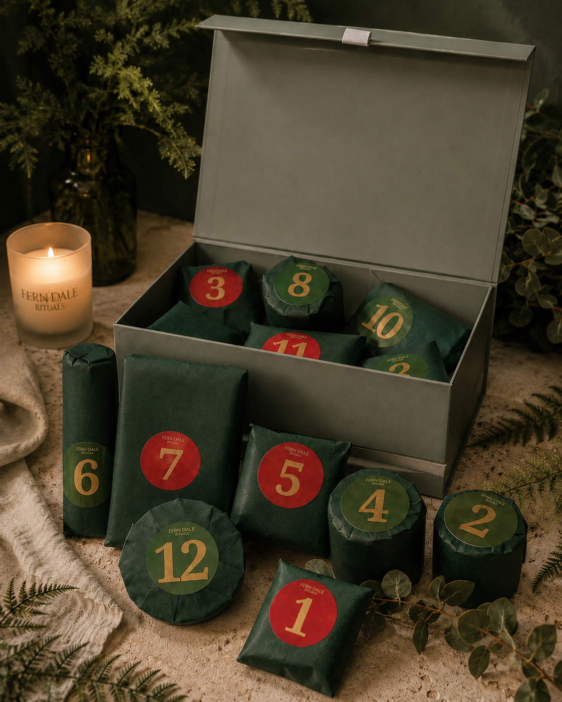 12 Days of Fern Dale individually wrapped Christmas collection